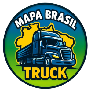 Logo Mapa Brasil Truck